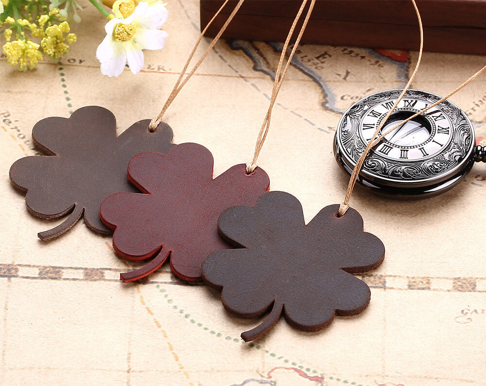 handmade vintage leather bookmark