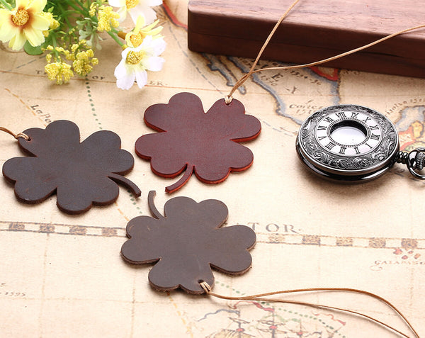 handmade vintage leather bookmark