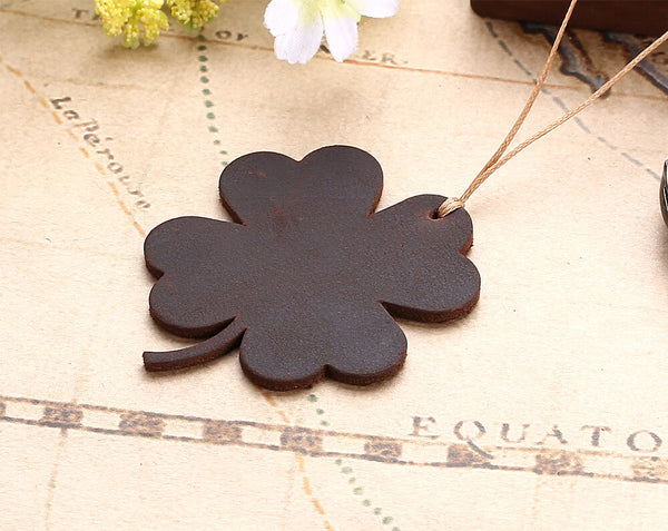 handmade vintage leather bookmark