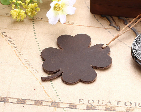 handmade vintage leather bookmark