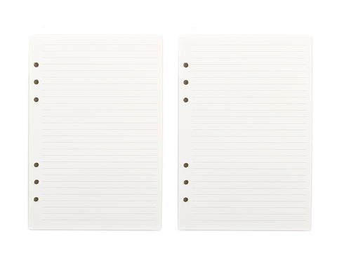 6 Holes Refill Paper for A5 Ring Binder Notebook