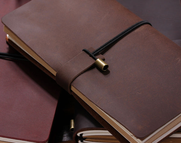 leather travel journal