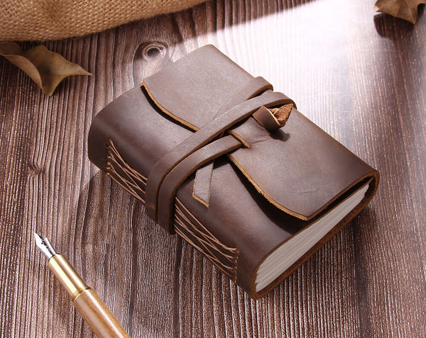 handmade Leather travel journall