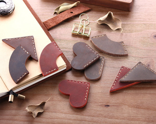 leather bookmark