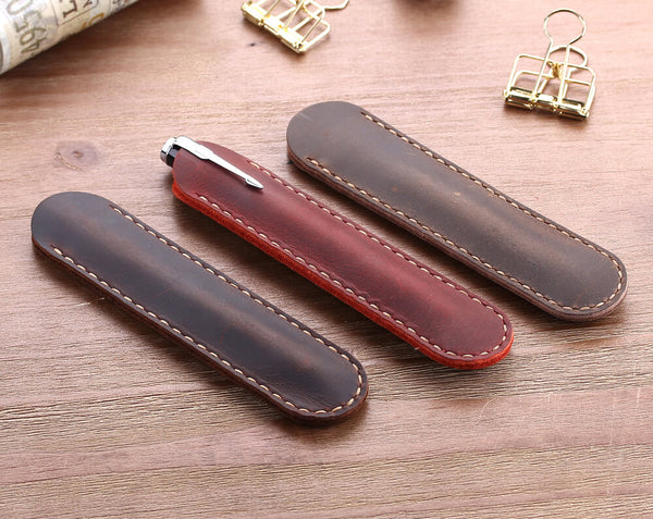 leather pen pouch
