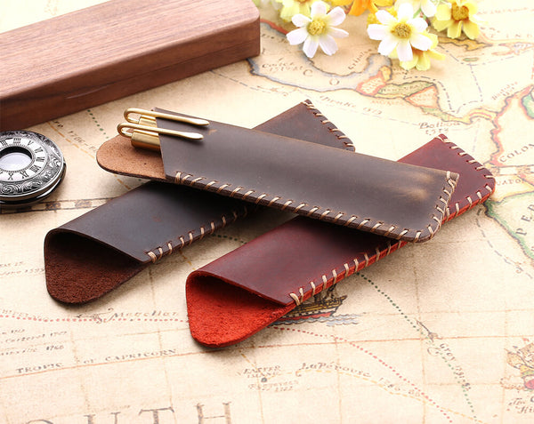 leather pen sleeve