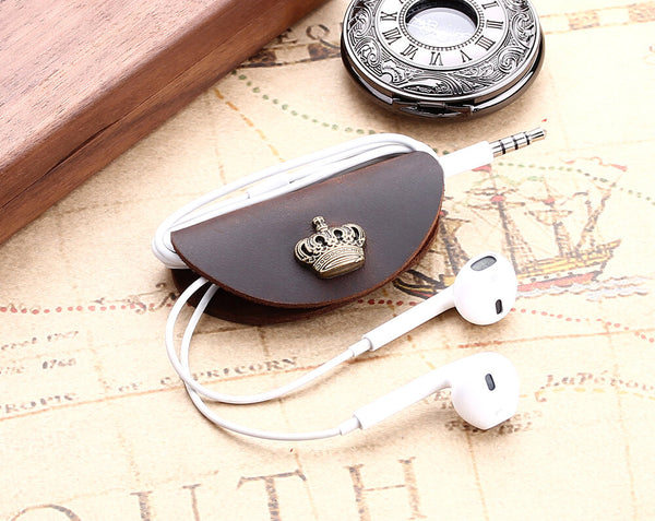 leather cable clamps