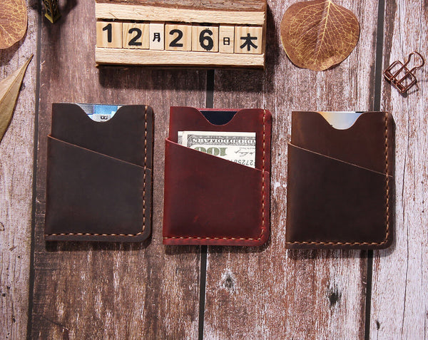 leather money clip