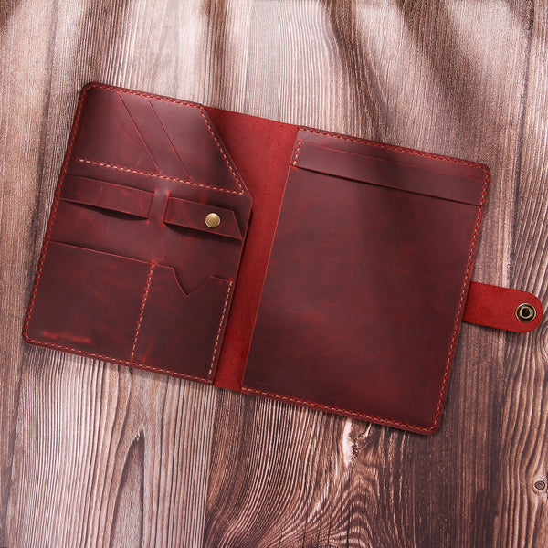 Personalized Leather A5 Portfolio