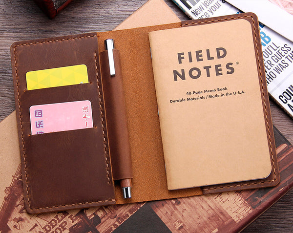 Personalized Field Notes Leather Journal Cover