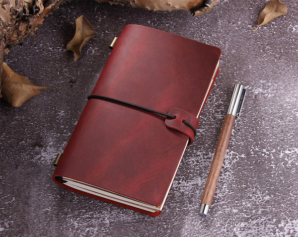 Personalized Leather Planner Notebook