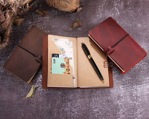 Personalized Leather Traveler's Notebook