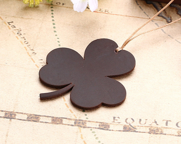Cute cloverleaf shapes bookmark