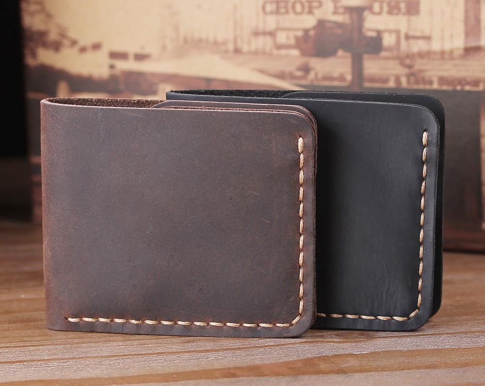 Minimalist Front Pocket Leather Card Wallet