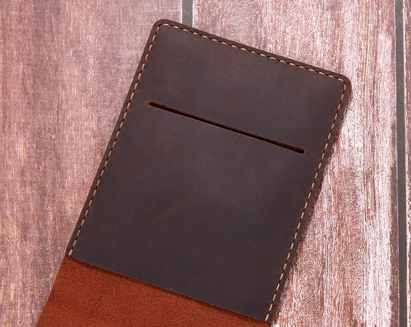 Personalized Real Genuine Leather notepad Cover for Rocketbook Everlast Mini Pocket Notebook