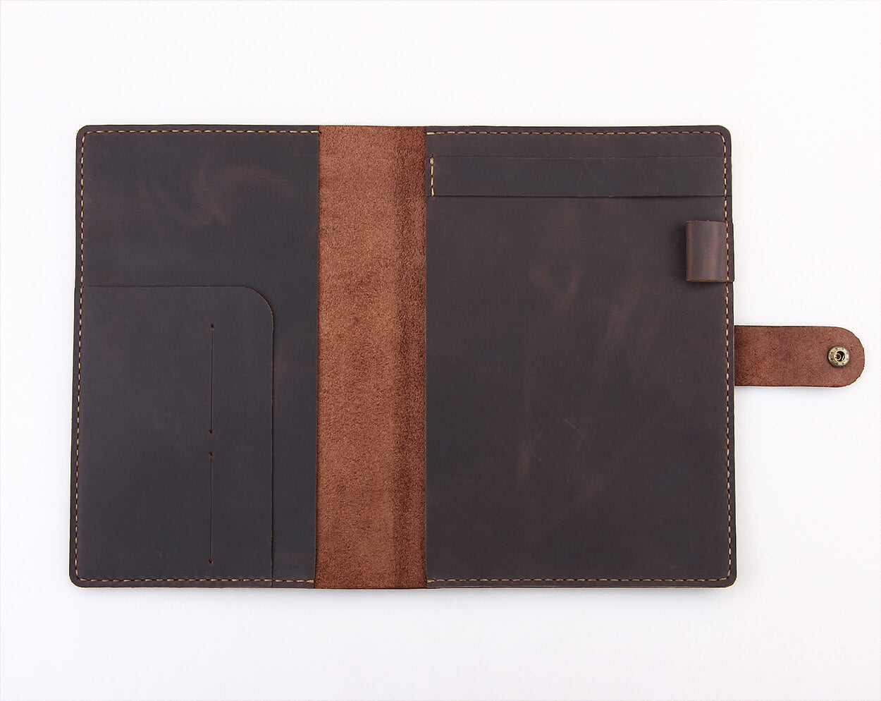 Notebook Backplate Robrasim Leather book Cover, Personalized Notebook Covers for 6