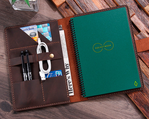 Leather Portfolio for Rocketbook Everlast Executive Size