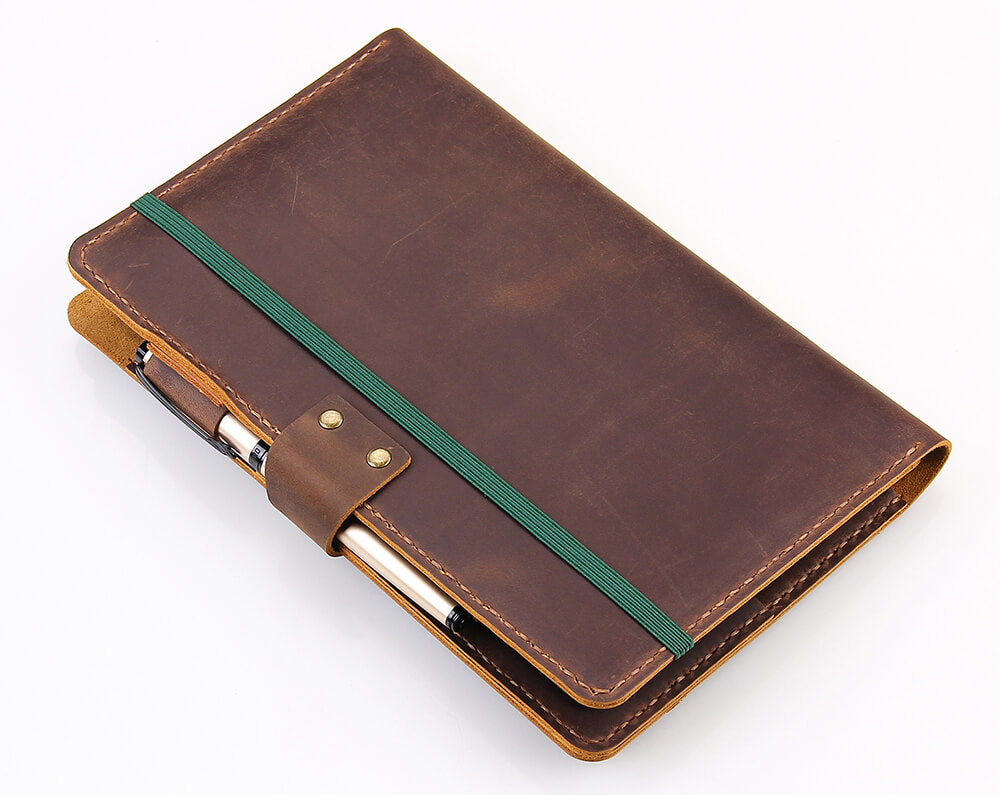  Robrasim Handmade Leather Sketchbook Cover, Leather