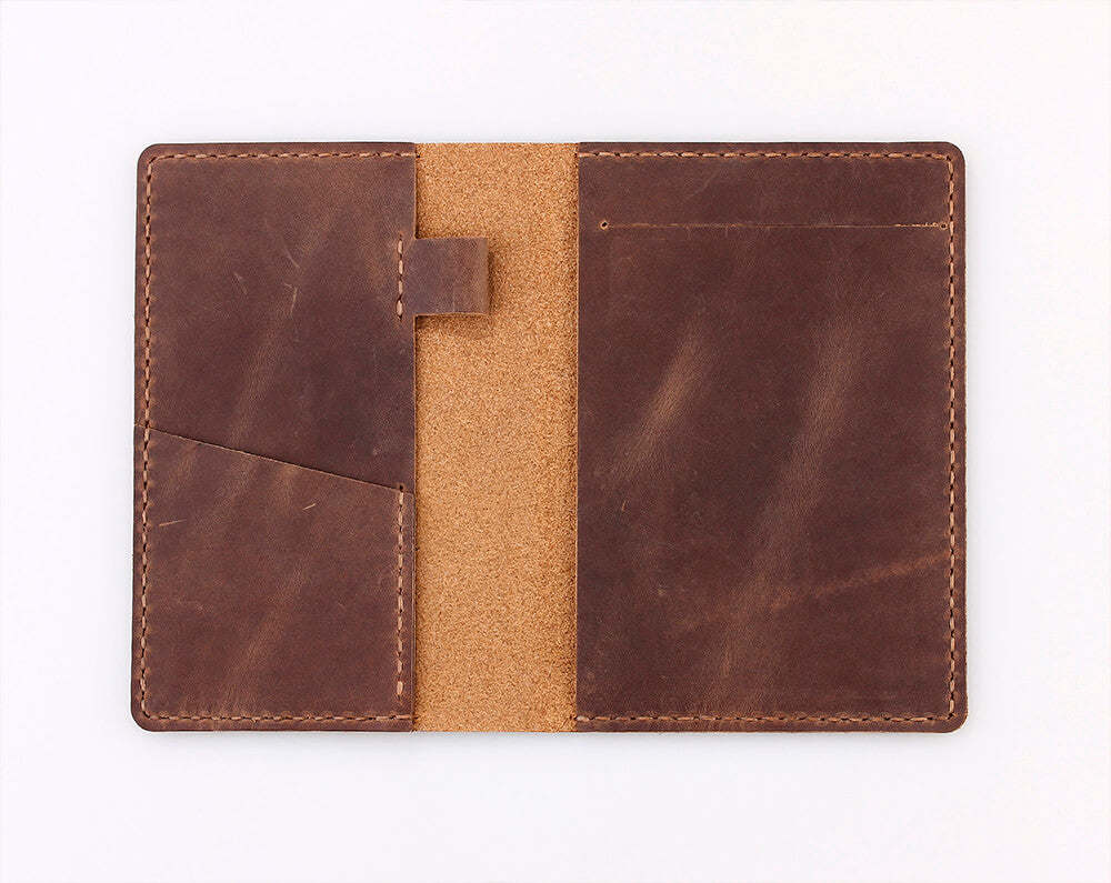 leather flip notebook cover case for Rocketbook Notepad mini size –  DMleather