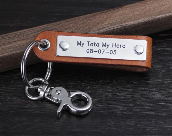leather key rings