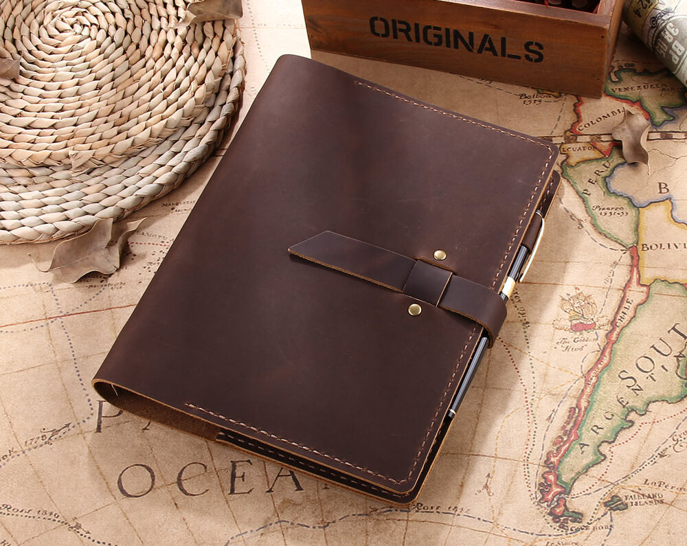 Vintage Leather Journal - A5 Size Leather Notebook – Luke Case