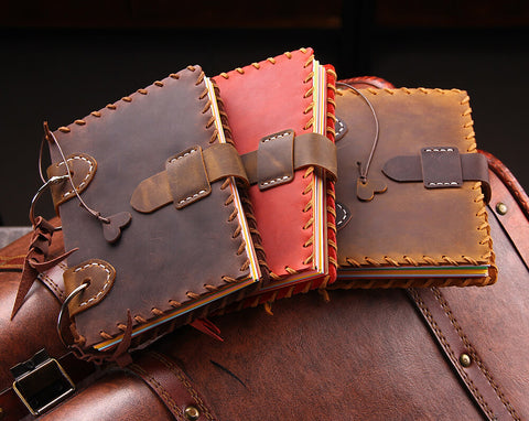 Robrasim Leather Waist Bags, Handmade Genuine Leather Fanny Pack