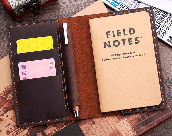 Personalized Field Notes Leather Journal Cover