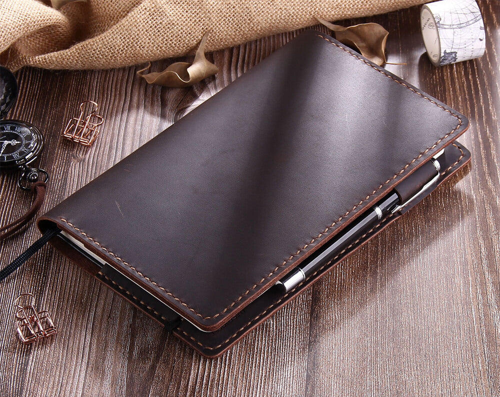 Personalized Leather A5 Journal Diary Moleskine - The Inventor