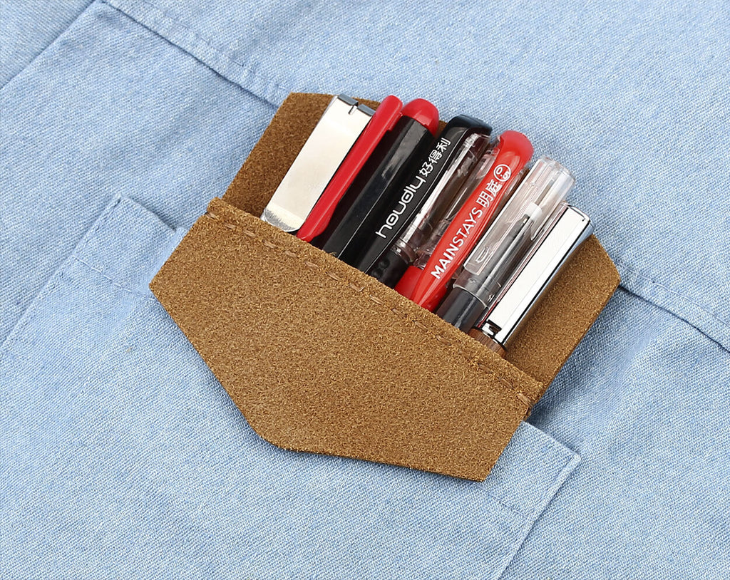 Personalzed Handmade Leather Pocket Protector | Robrasim