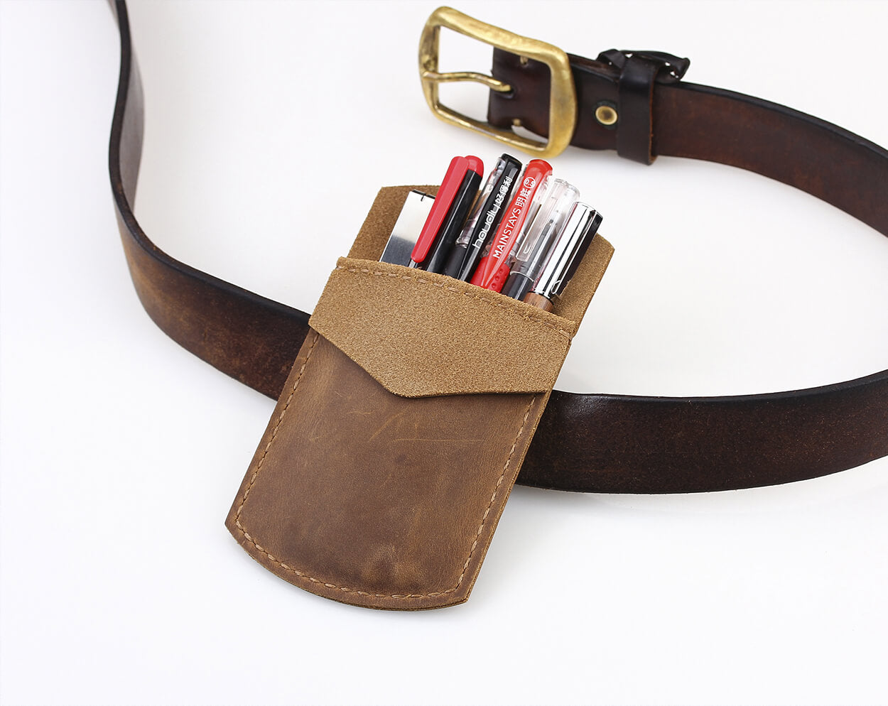 Personalzed Handmade Leather Pocket Protector | Robrasim
