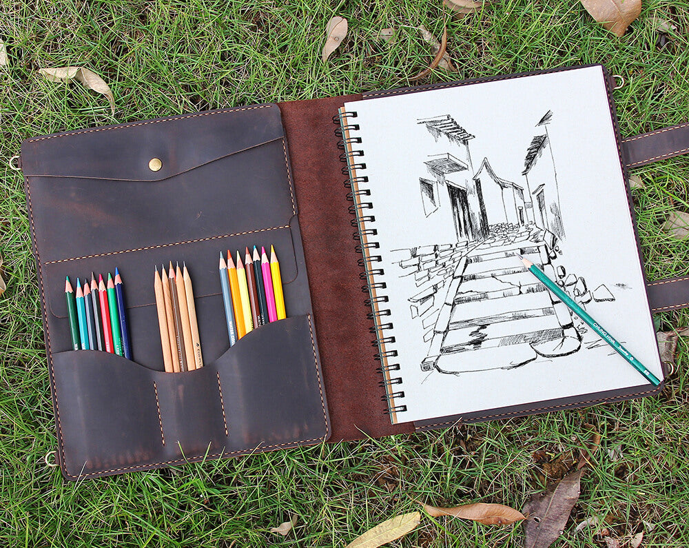 Sketchbook cover  Personalised sketchbook cover by nobrand.