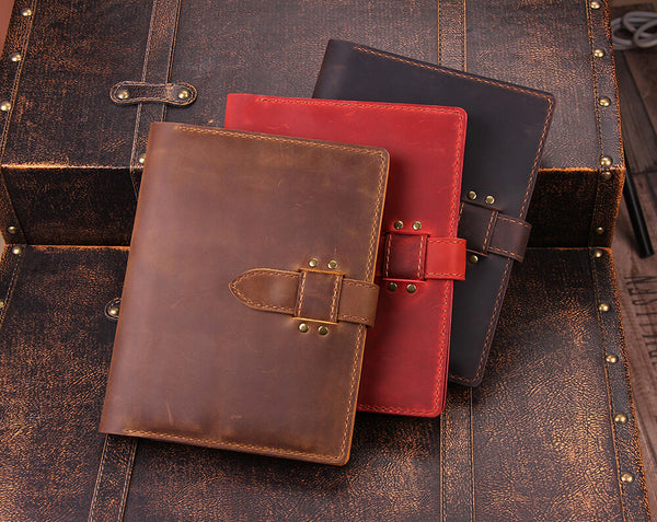 Handmade Leather Sketchbook Cover for 5.5
