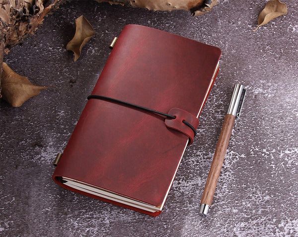 Personalized Leather Planner Notebook