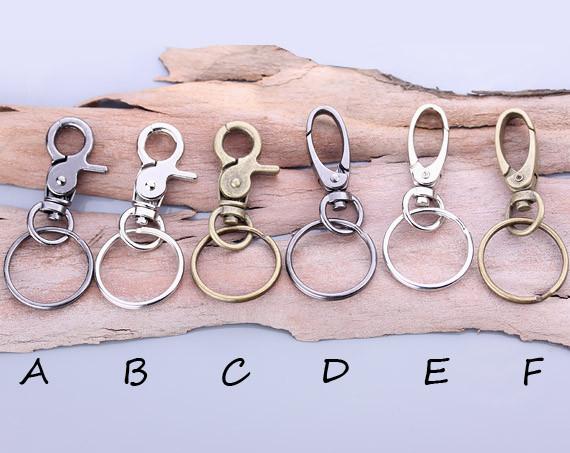 customizable leather keychain